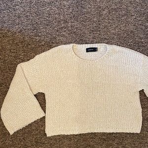 Sparkley winter white bell bottom sleeve 🔔